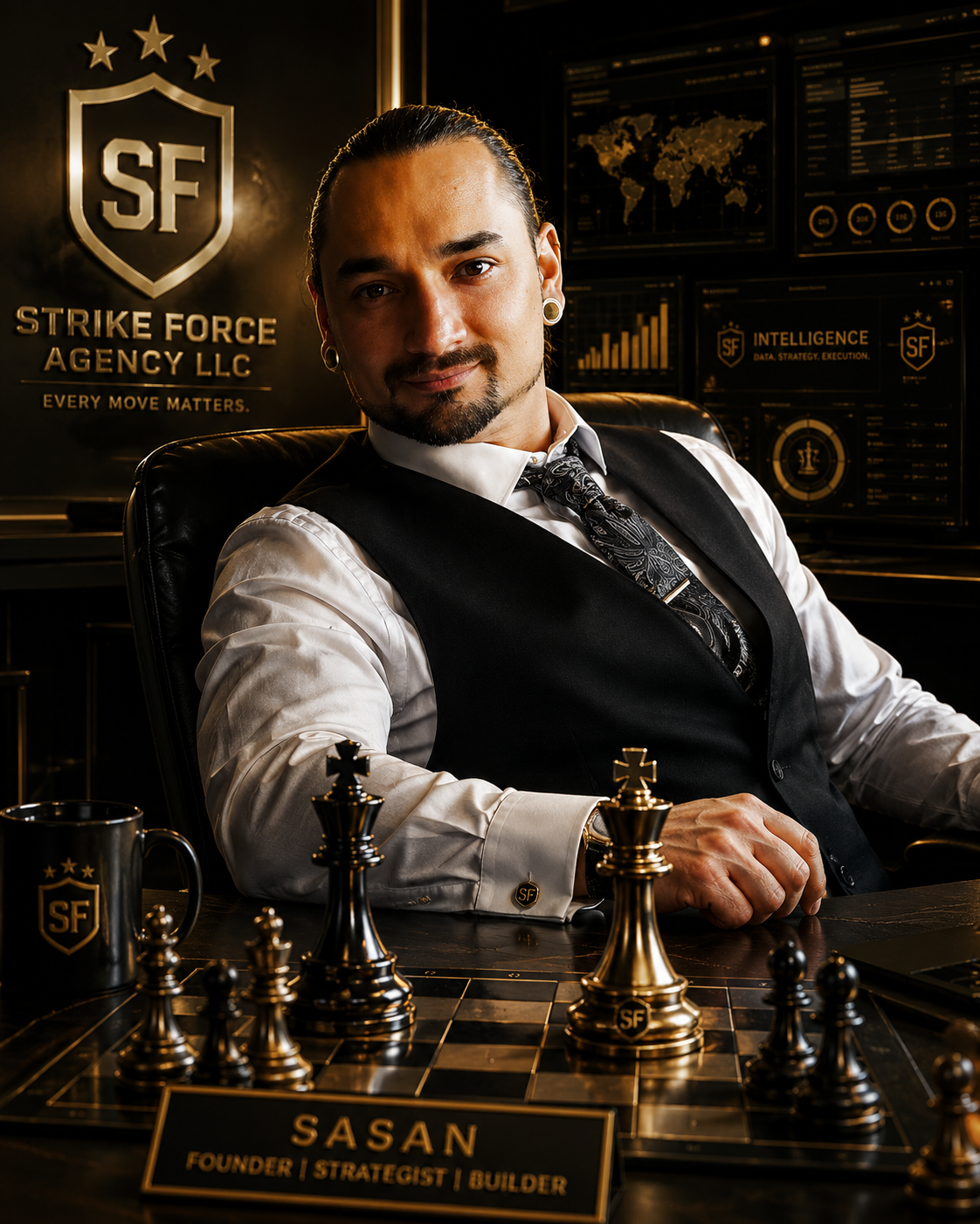 Sasan Raoufi, founder, Strike Force Agency